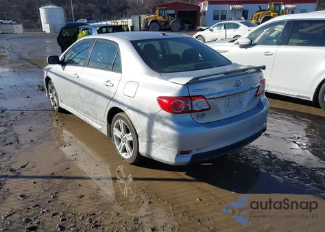 2013 Toyota Corolla S from USA, damaged, VIN 2T1BU4EEXDC015626